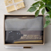 Vrouw met een Ketting van Pearl, Johannes Vermeer Tissuepapier (Geschenk)