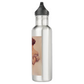  vrouw met een kitten (door Harrison Fisher) Waterfles (Rechts)