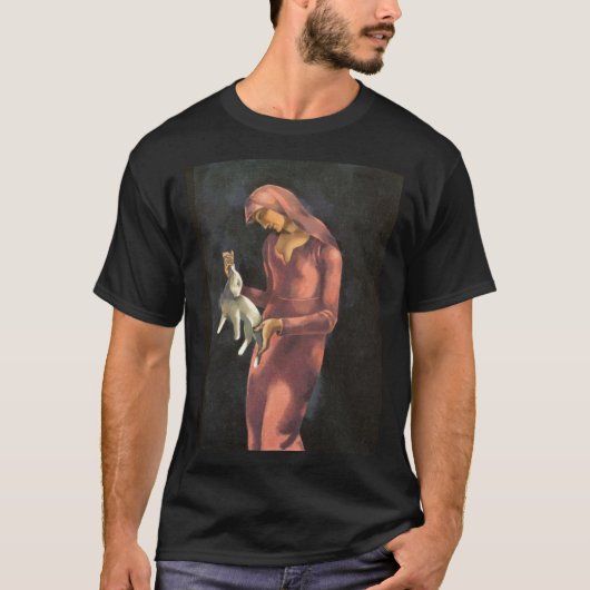 Vrouw met een konijn t-shirt (Voorkant)
