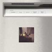 Vrouw met een Lute Magneet (Insitu (Vaatwasser))