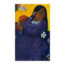 Vrouw met een mango – Gauguin, 1892
