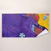 Vrouw met een Mango, Gauguin Badhanddoek (Badhanddoek)