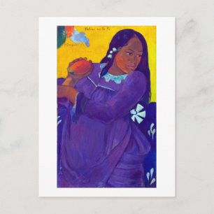 Vrouw met een Mango, Gauguin Briefkaart