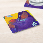 Vrouw met een Mango, Gauguin Kartonnen Onderzetters (Schuin)