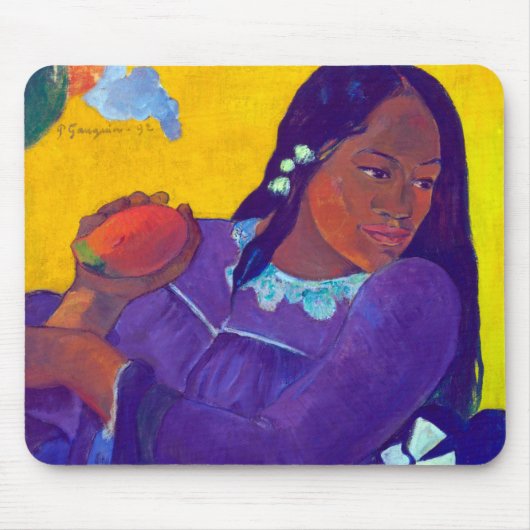 Vrouw met een Mango, Gauguin Muismat (Voorkant)