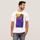 Vrouw met een Mango, Gauguin T-shirt (Voorkant volledig)