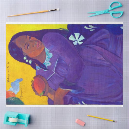 Vrouw met een Mango, Gauguin Tissuepapier (Craft)