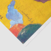 Vrouw met een Mango, Gauguin Tissuepapier (Detail)