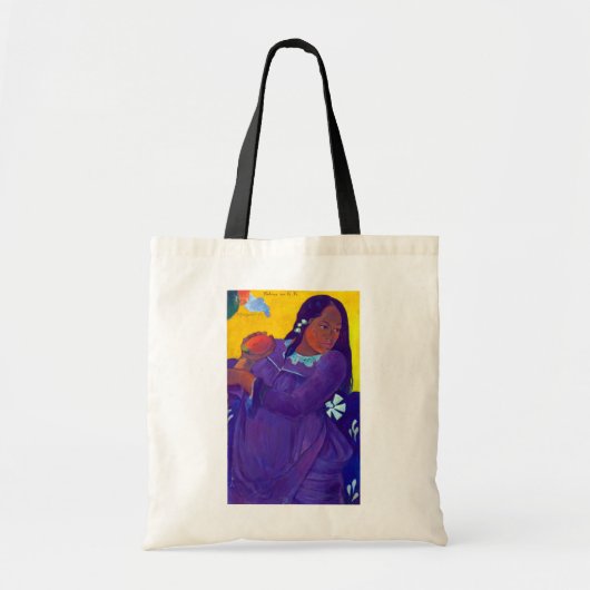 Vrouw met een Mango, Gauguin Tote Bag (Voorkant)