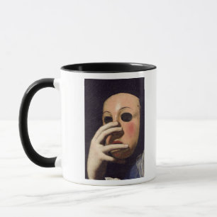 Vrouw met een Masker Mok