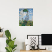 Vrouw met een parasol (1875) | Claude Monet Poster (Thuiskantoor)