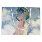 Vrouw met een Parasol, Claude Monet, 1886 Groot Cadeauzakje (Achterkant)