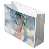 Vrouw met een Parasol, Claude Monet, 1886 Groot Cadeauzakje (Voorkant Gekanteld)