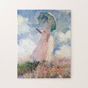 Vrouw met een Parasol, Claude Monet, 1886 Legpuzzel