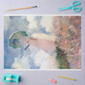 Vrouw met een Parasol, Claude Monet, 1886 Tissuepapier (Craft)