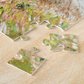 Vrouw met een Parasol Claude Monet dame met levend Legpuzzel (Zijkant)