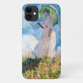 Vrouw met een parasol Claude Monet dame schilderij Case-Mate iPhone Case
