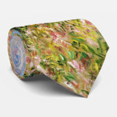 Vrouw met een Parasol Claude Monet levendige kunst Stropdas (Opgerold)