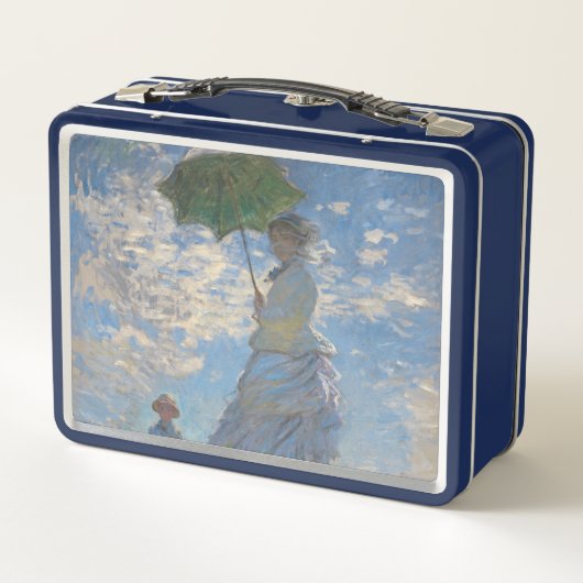 Vrouw met een parasol | Frans landschap (Achterkant)