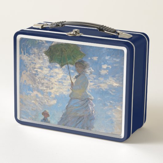 Vrouw met een parasol | Frans landschap (Voorkant)