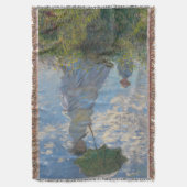 Vrouw met een parasol | Frans landschap Deken (Voorkant Verticaal)