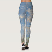 Vrouw met een parasol | Frans landschap Leggings (Achterkant)
