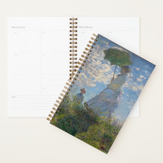 Vrouw met een parasol | Frans landschap Planner (Display)