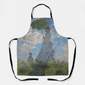 Vrouw met een parasol | Frans landschap Schort (Voorkant)