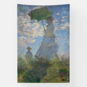Vrouw met een parasol | Frans landschap Spandoek (Verticaal)
