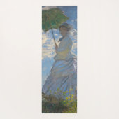 Vrouw met een parasol | Frans landschap Yogamat (Achterkant)