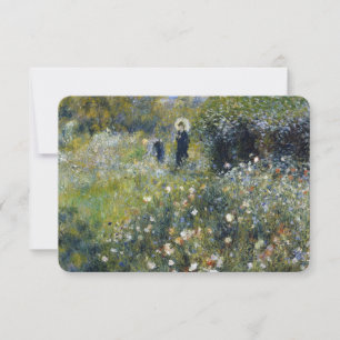 Vrouw met een parasol in een tuin door Auguste Ren