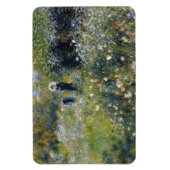 Vrouw met een parasol in een tuin door Auguste Ren Magneet (Verticaal)