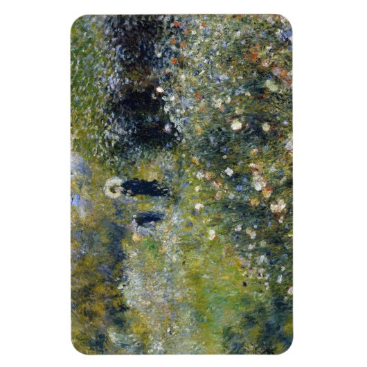 Vrouw met een parasol in een tuin door Auguste Ren Magneet (Verticaal)