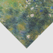 Vrouw met een parasol in een tuin door Auguste Ren Tissuepapier (Detail)