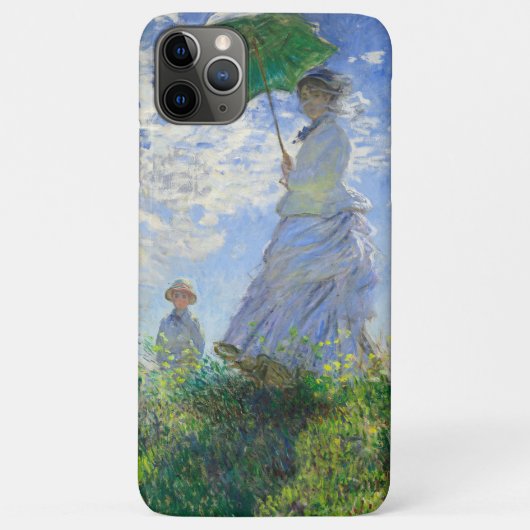 Vrouw met een parasol, Madame Monet en haar zoon Case-Mate iPhone Case (Achterkant)