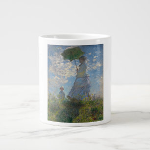 Vrouw met een parasol - Madame Monet en haar zoon Grote Koffiekop