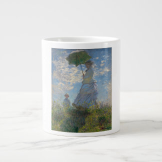 Vrouw met een parasol - Madame Monet en haar zoon Grote Koffiekop