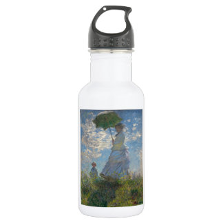 Vrouw met een parasol - Madame Monet en haar zoon Waterfles