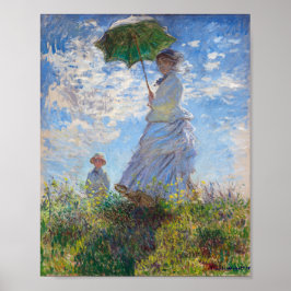 Vrouw met een parasol | Monet | Poster