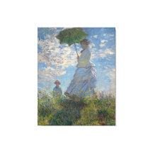 Vrouw met een parasol van Claude Monet