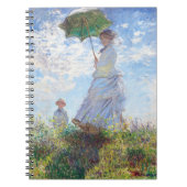 Vrouw met een parasol van Claude Monet Notitieboek (Voorkant)