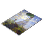 Vrouw met een parasol van Claude Monet Notitieboek (Linkerzijde)