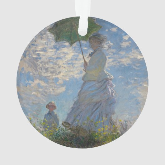 Vrouw met een parasol van Claude Monet Ornament (achterkant)