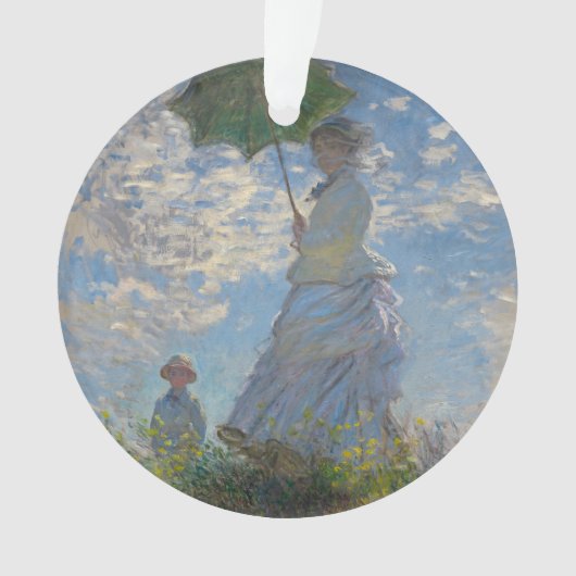 Vrouw met een parasol van Claude Monet Ornament (voorkant)