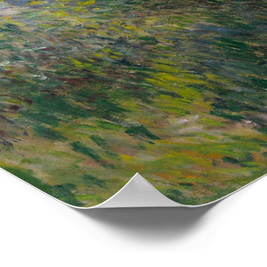 Vrouw met een parasol van Claude Monet Poster (Hoek)