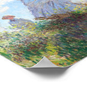 Vrouw met een parasol van Claude Monet Poster (Hoek)