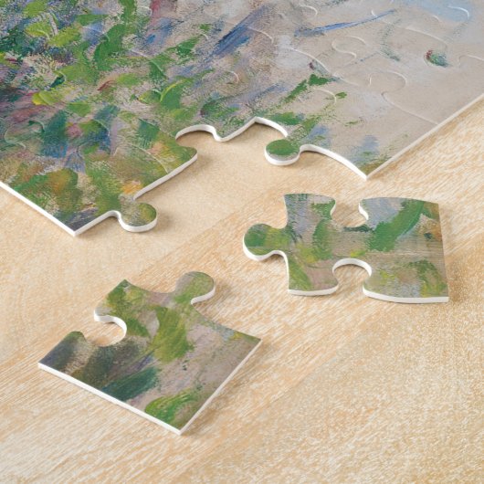 "VROUW MET EEN PARASOL" VAN CLAUDE MONET PUZZZEL LEGPUZZEL (Zijkant)