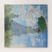 "VROUW MET EEN PARASOL" VAN CLAUDE MONET PUZZZEL LEGPUZZEL (Horizontaal)