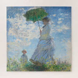 "VROUW MET EEN PARASOL" VAN CLAUDE MONET PUZZZEL LEGPUZZEL