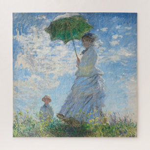 "VROUW MET EEN PARASOL" VAN CLAUDE MONET PUZZZEL LEGPUZZEL